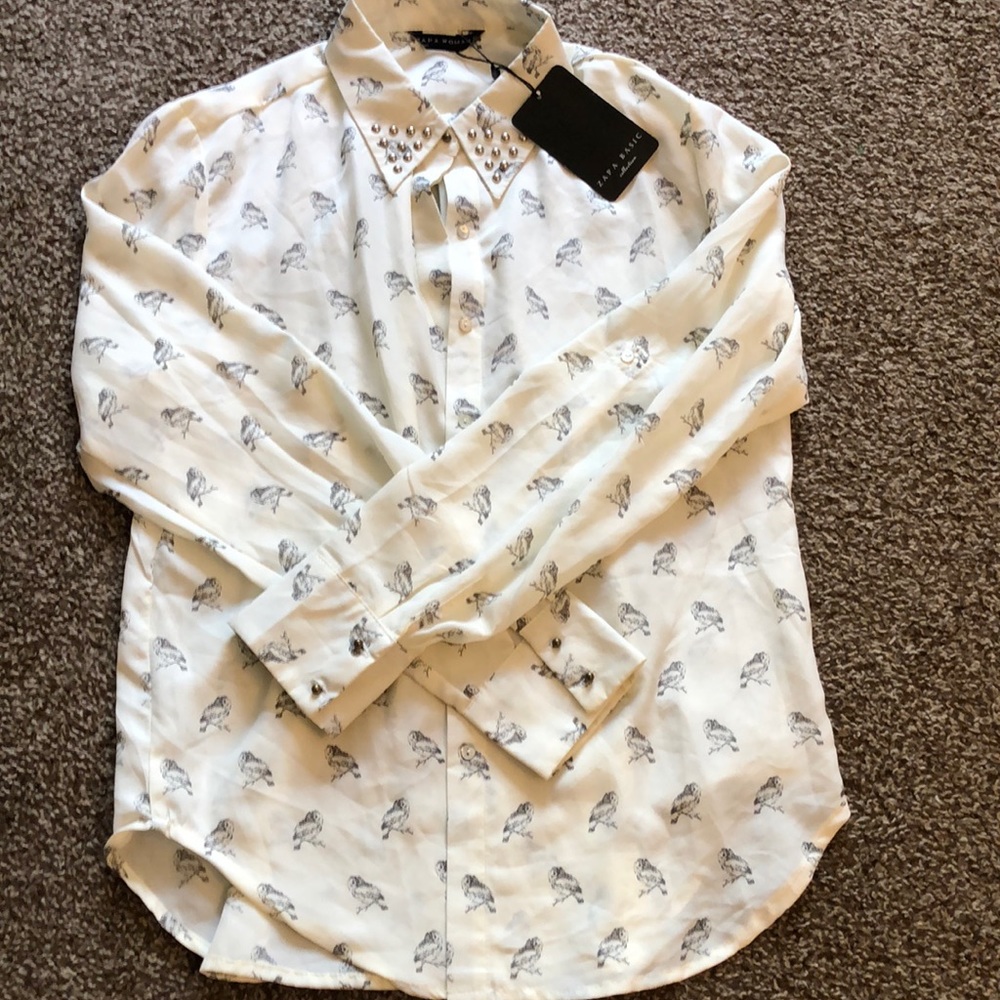 Zapa blouse long sleeve NWT women’s